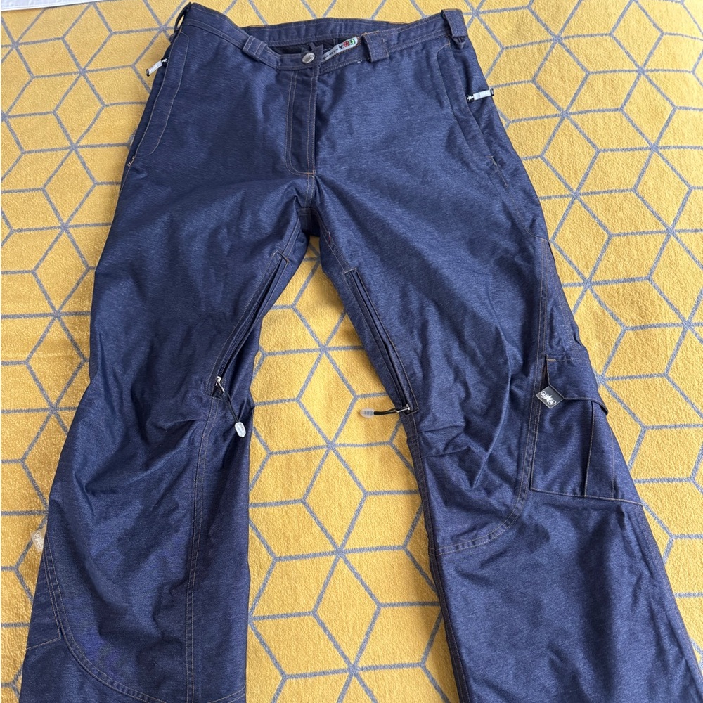 Women’s Dark Blue (Denim Look) Snow Pants